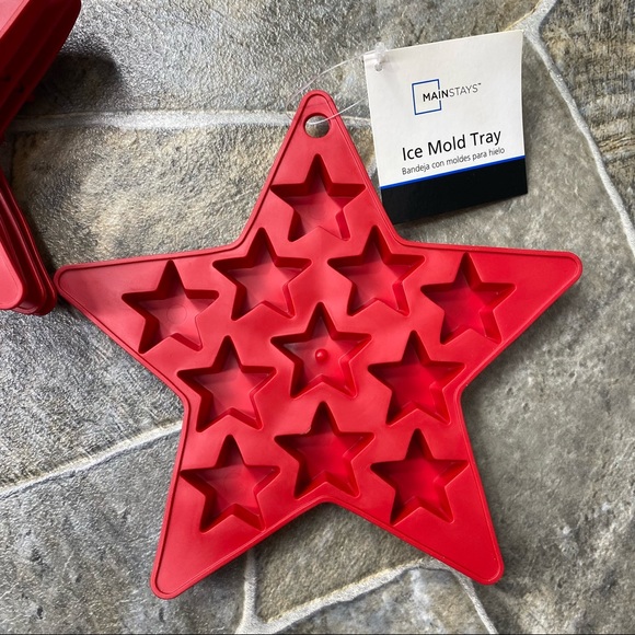 Mainstays Red Star Ice Mold Tray’s - Picture 3 of 6
